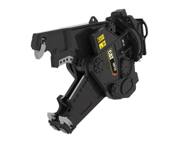 Caterpillar Multi Processor with Concrete Cutter Jaws