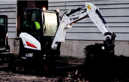 bobcat worklight excavator