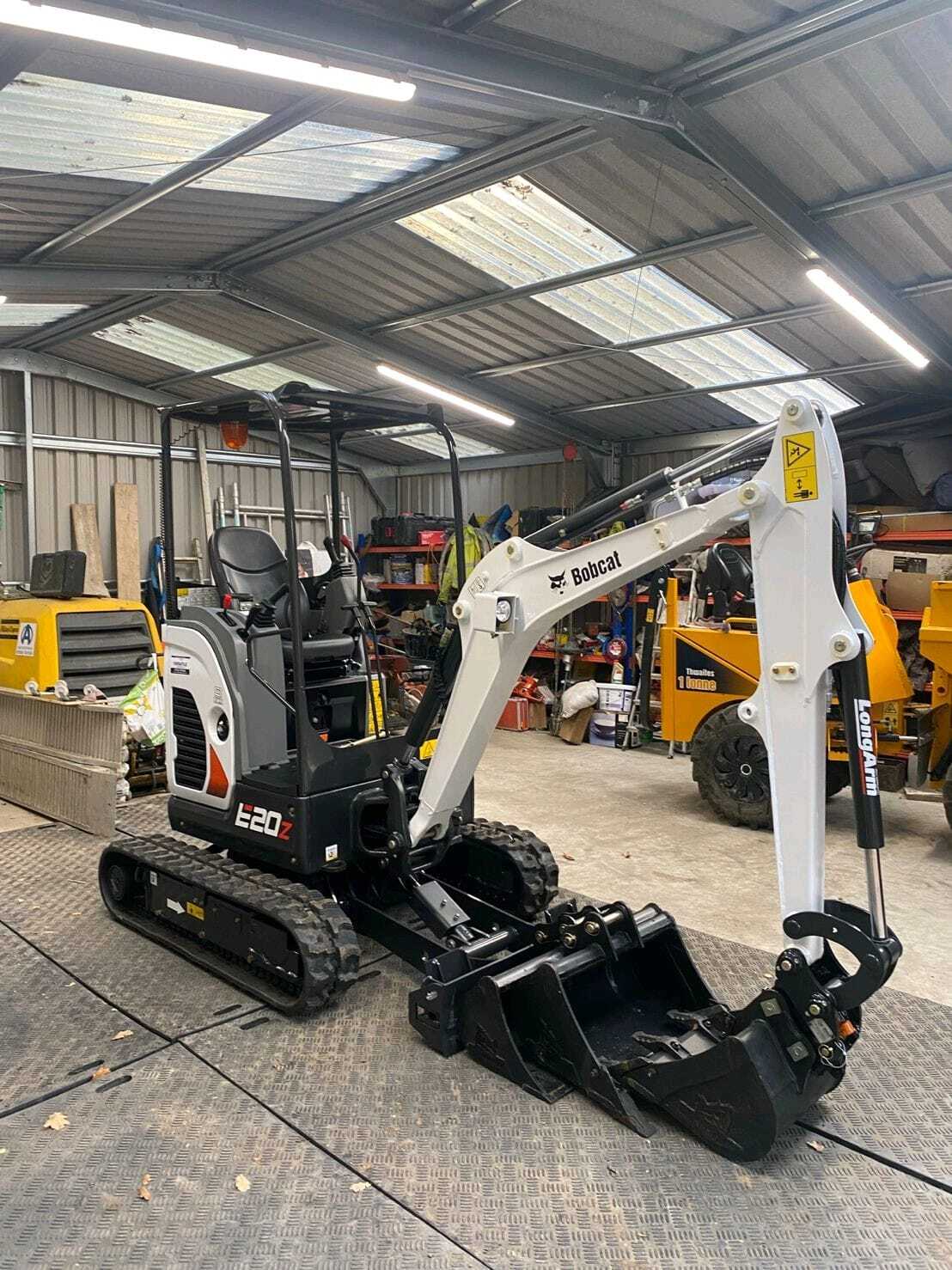 Bobcat E20z delivered this morning - Versatile Equipment