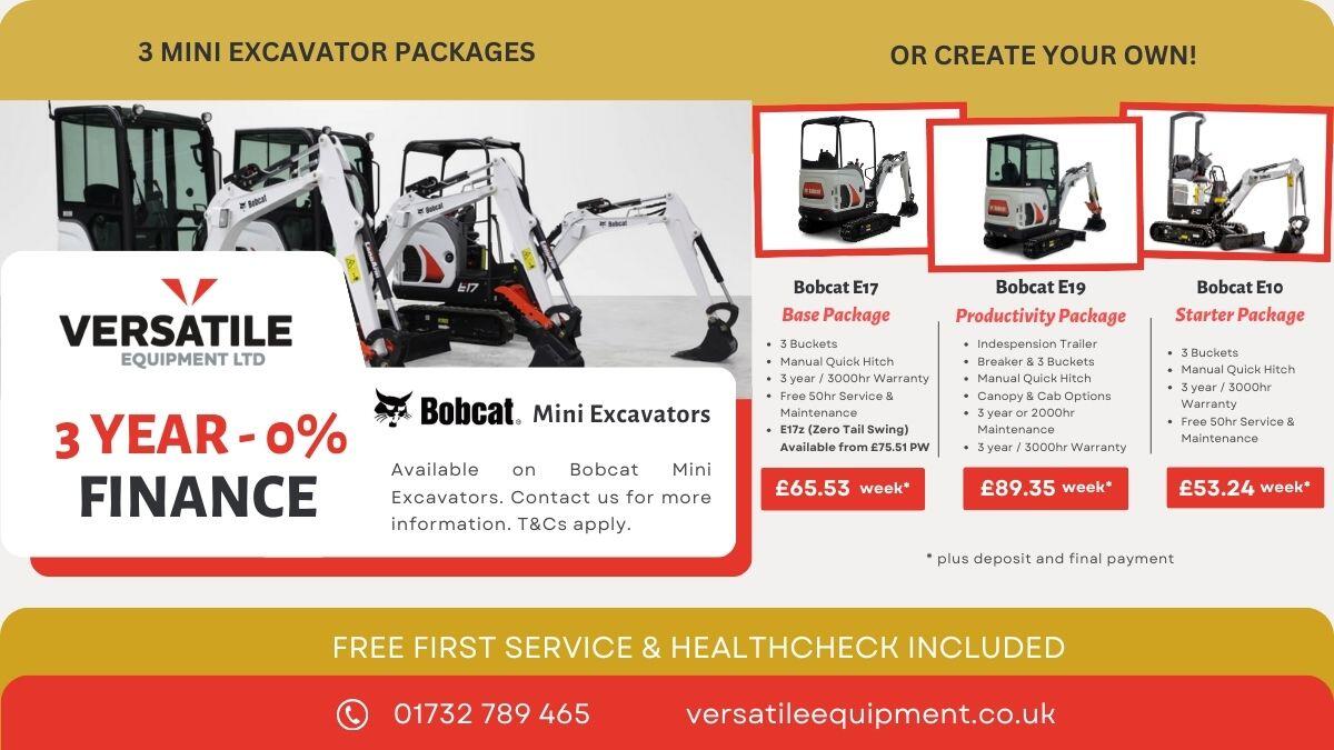 Mini Excavator Packages